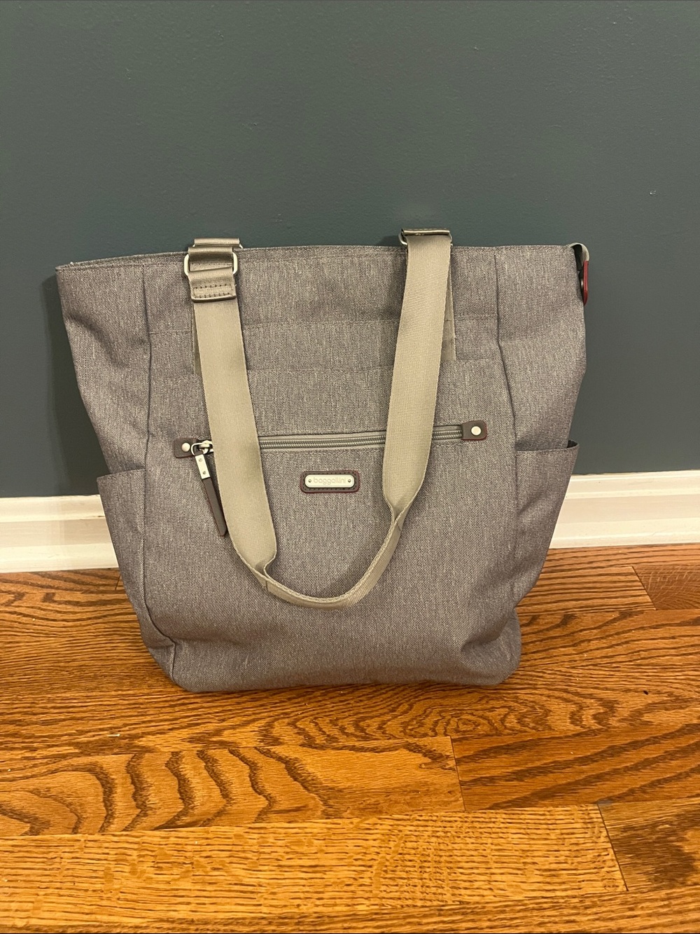Baggallini Heather Gray Make Way Tote